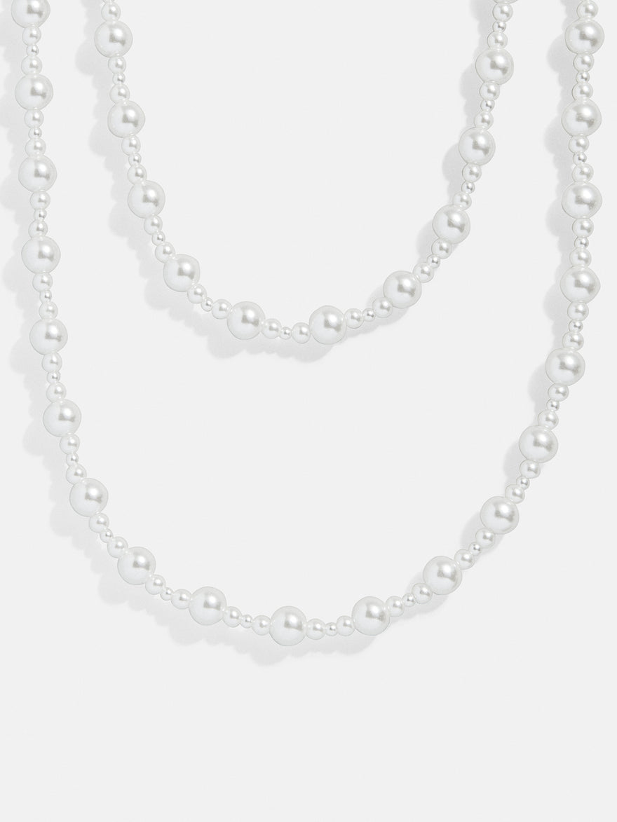Charlotte Necklace - Pearl Strand