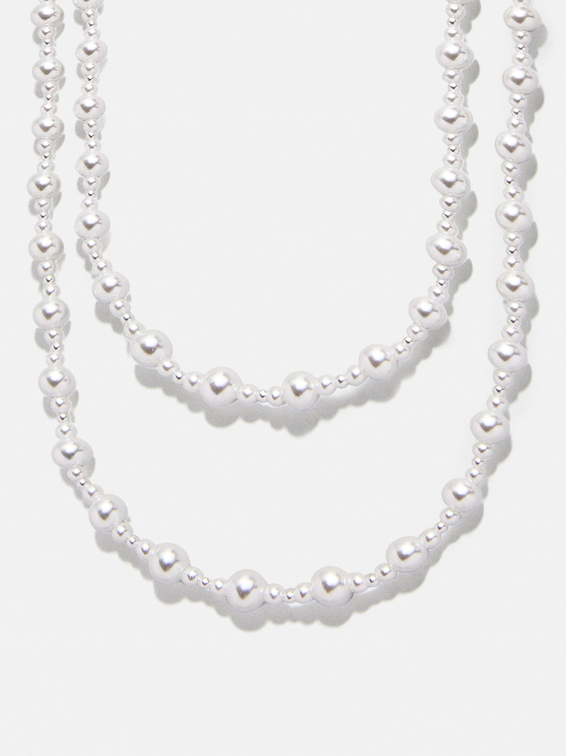 Charlotte Necklace - Pearl Strand