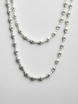 BaubleBar Charlotte Necklace - Pearl - 
    Long pearl necklace
  
