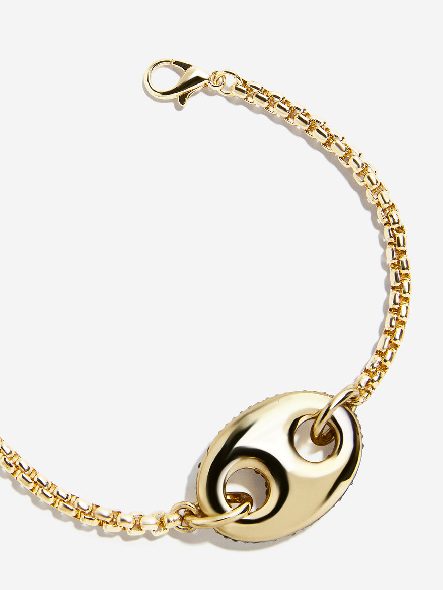 Peyton Reversible Bracelet - Gold/Pavé