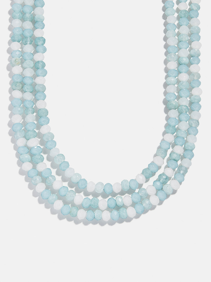 Lena Semi-Precious Layered Necklace - Turquoise