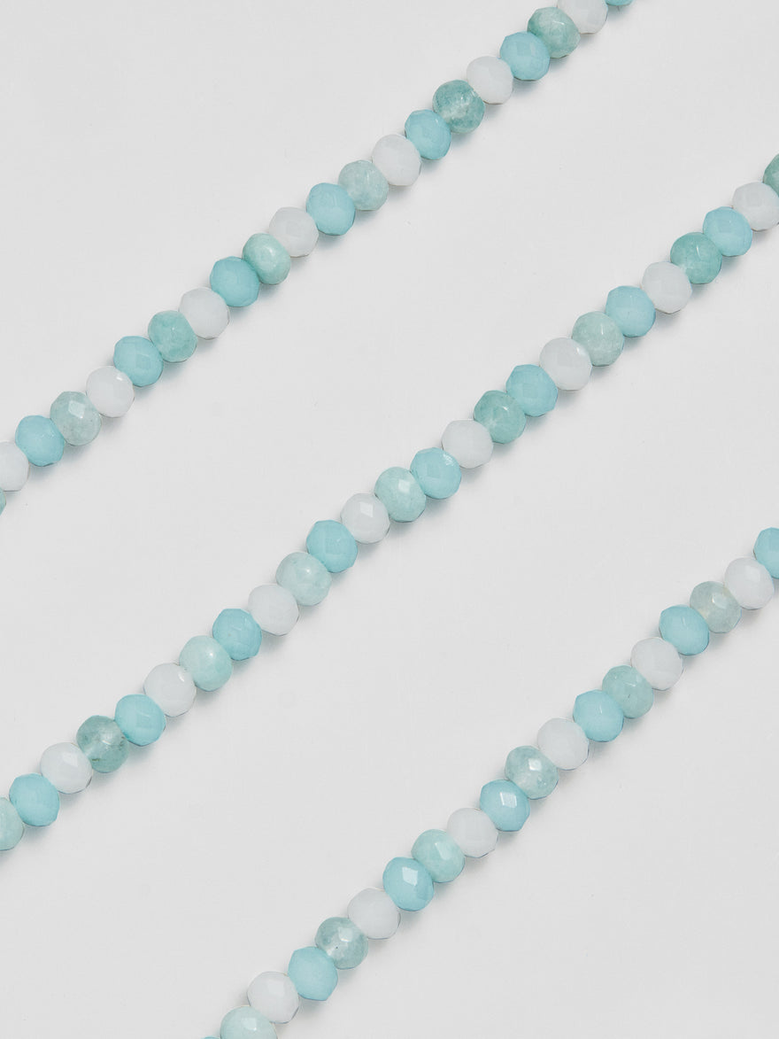 Lena Semi-Precious Layered Necklace - Turquoise