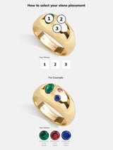 BaubleBar 18K Gold Custom Birthstone Ring - Gold - 
    Enjoy 20% off - This Week Only
  
