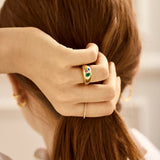 14K Gold Custom Birthstone Ring - Gold