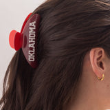 University of Oklahoma Crimson Hair Clip - University of Oklahoma