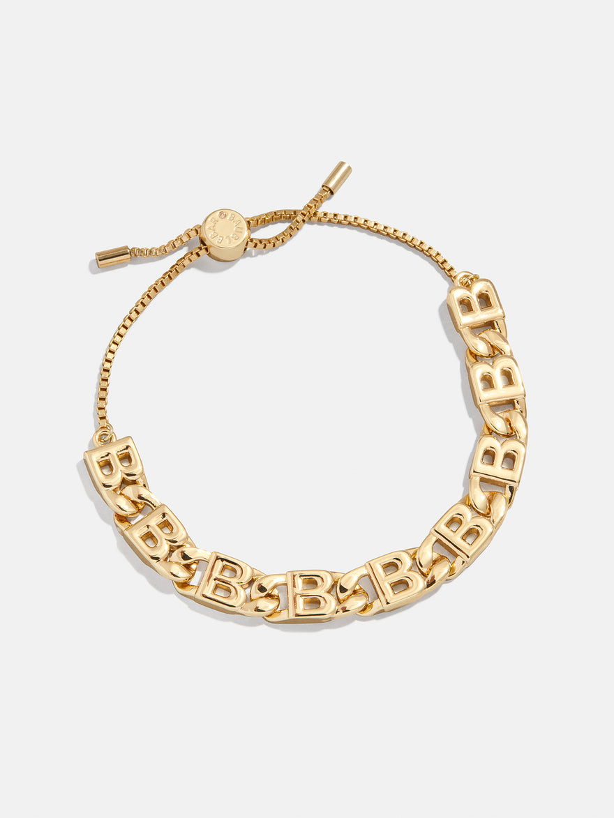 Repeating Initial Bracelet - B
