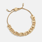 Repeating Initial Bracelet - F