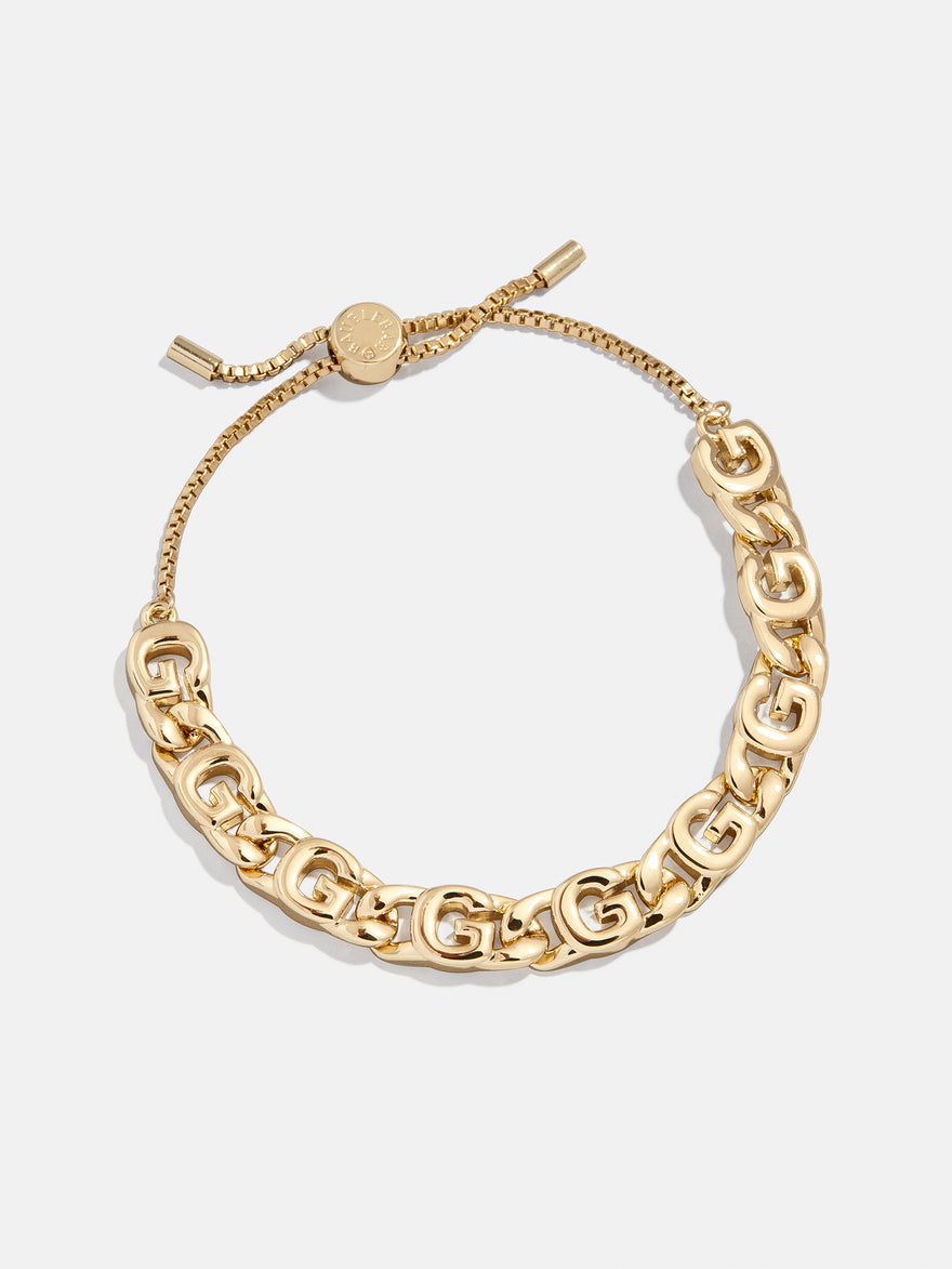 Repeating Initial Bracelet - G