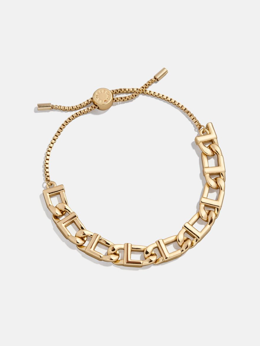 Repeating Initial Bracelet - L
