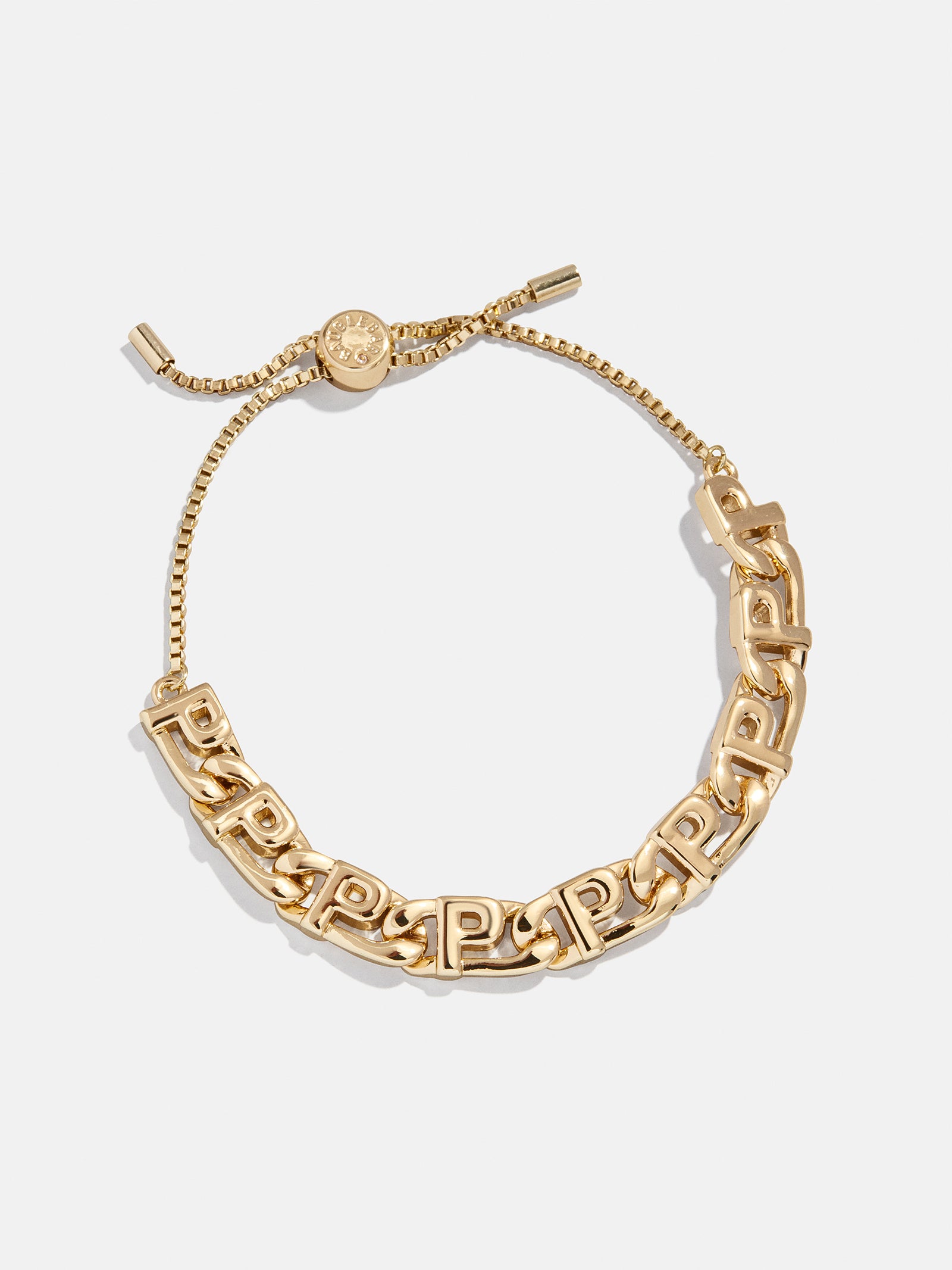 Repeating Initial Bracelet - P