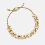 Repeating Initial Bracelet - V