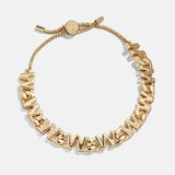 Repeating Initial Bracelet - W