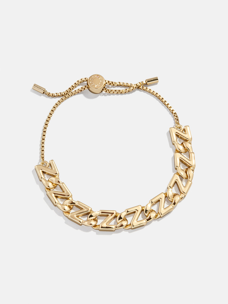 Repeating Initial Bracelet - Z