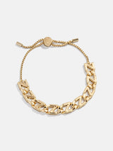 BaubleBar Repeating Initial Bracelet - Z - 
    Gold stacking bracelet 
  
