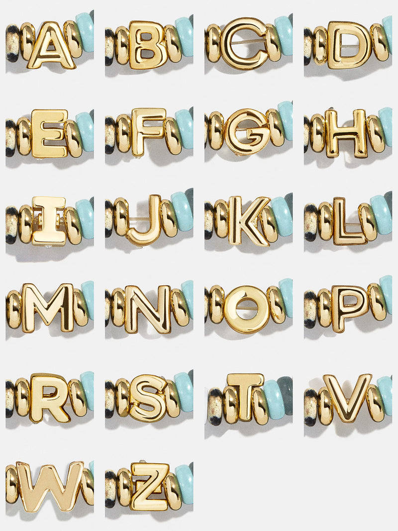 BaubleBar Amaris Semi-Precious Initial Bracelet - Gold/Multi - 
    Beaded bracelet for stacking


  
