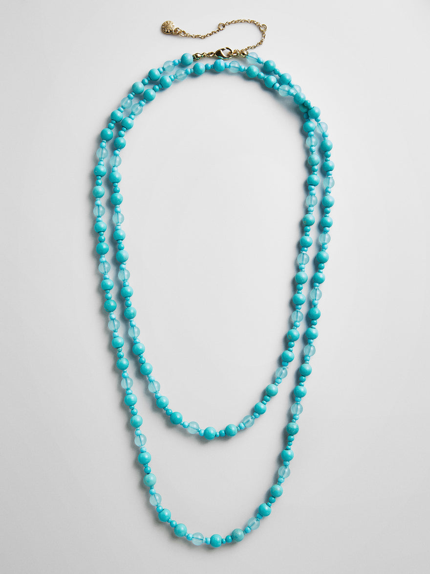 Charlotte Semi-Precious Necklace - Turquoise