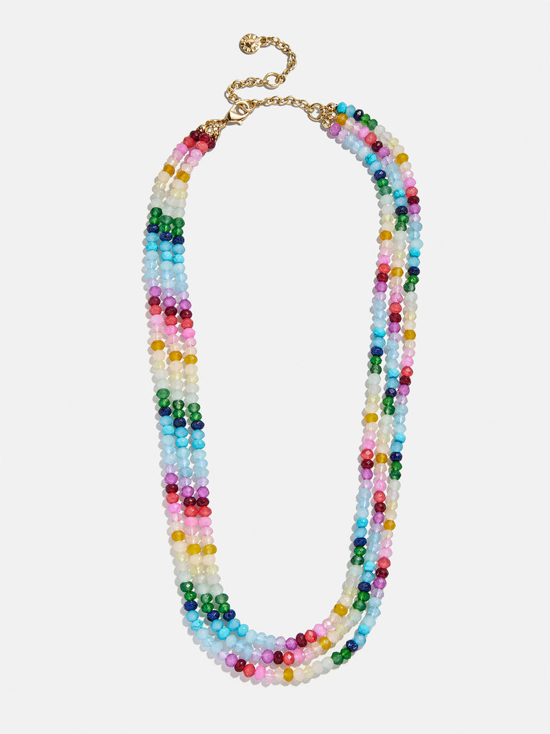 BaubleBar Lena Semi-Precious Layered Necklace - Multi - 
    3-in-1 necklace for easy styling
  
