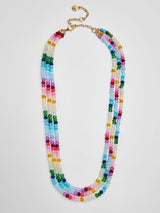 BaubleBar Lena Semi-Precious Layered Necklace - Multi - 
    3-in-1 necklace for easy styling
  
