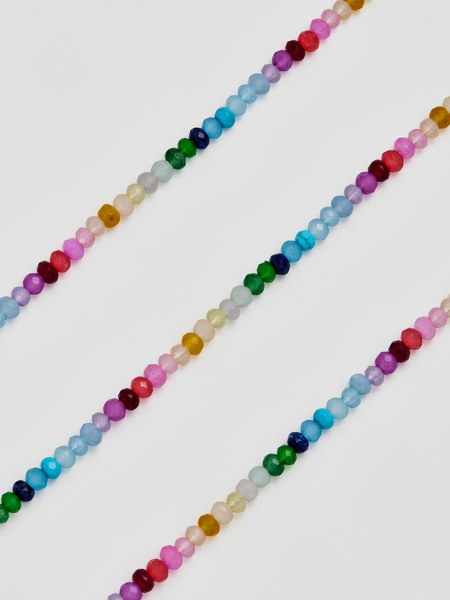 Lena Semi-Precious Layered Necklace - Multi