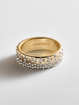 BaubleBar Lola Ring - Gold/Pavé - 
    Gold and pavé ring
  
