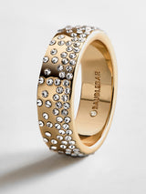 BaubleBar Lola Ring - Gold/Pavé - 
    Gold and pavé ring
  
