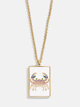 BaubleBar Reversible 18K Gold Zodiac Pendant Necklace - Cancer - 
    Enjoy 20% off - This Week Only
  
