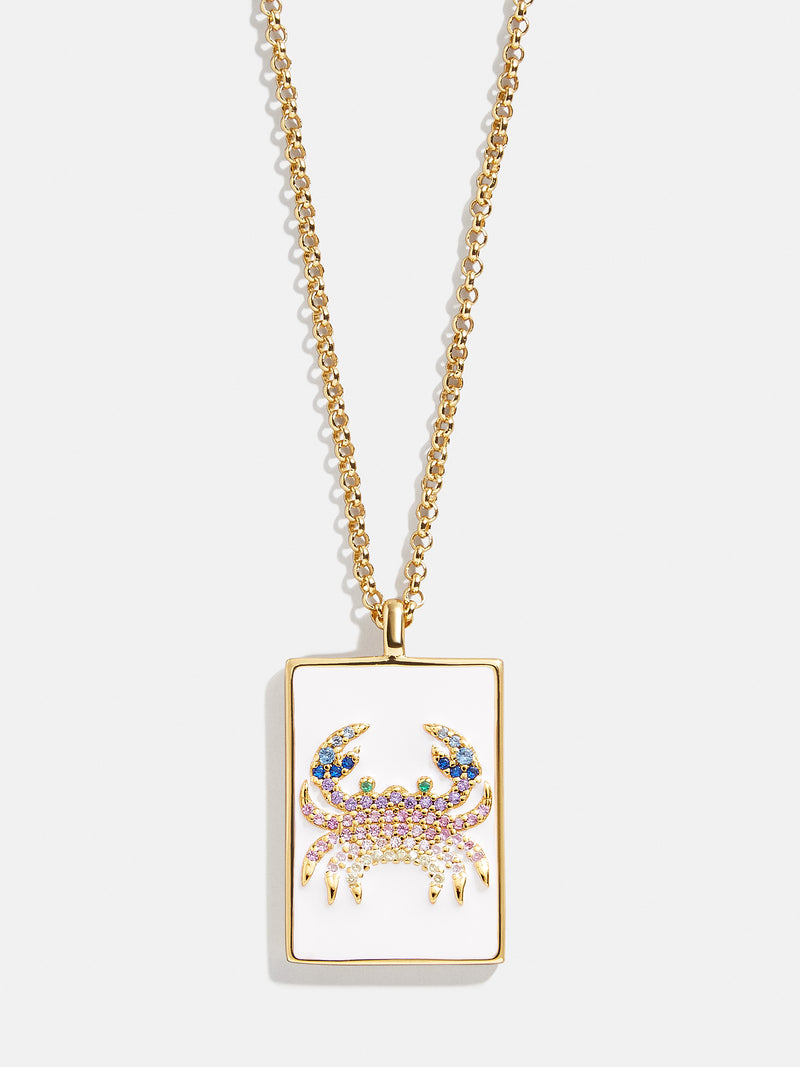 BaubleBar Reversible 18K Gold Zodiac Pendant Necklace - Cancer - 
    Enjoy 20% off - This Week Only
  
