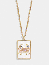 BaubleBar Reversible 18K Gold Zodiac Pendant Necklace - Cancer - 
    Enjoy 20% off - This Week Only
  
