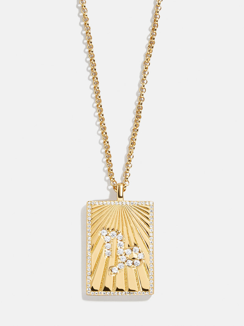 BaubleBar Reversible 18K Gold Zodiac Pendant Necklace - Capricorn - 
    Enjoy 20% off - This Week Only
  
