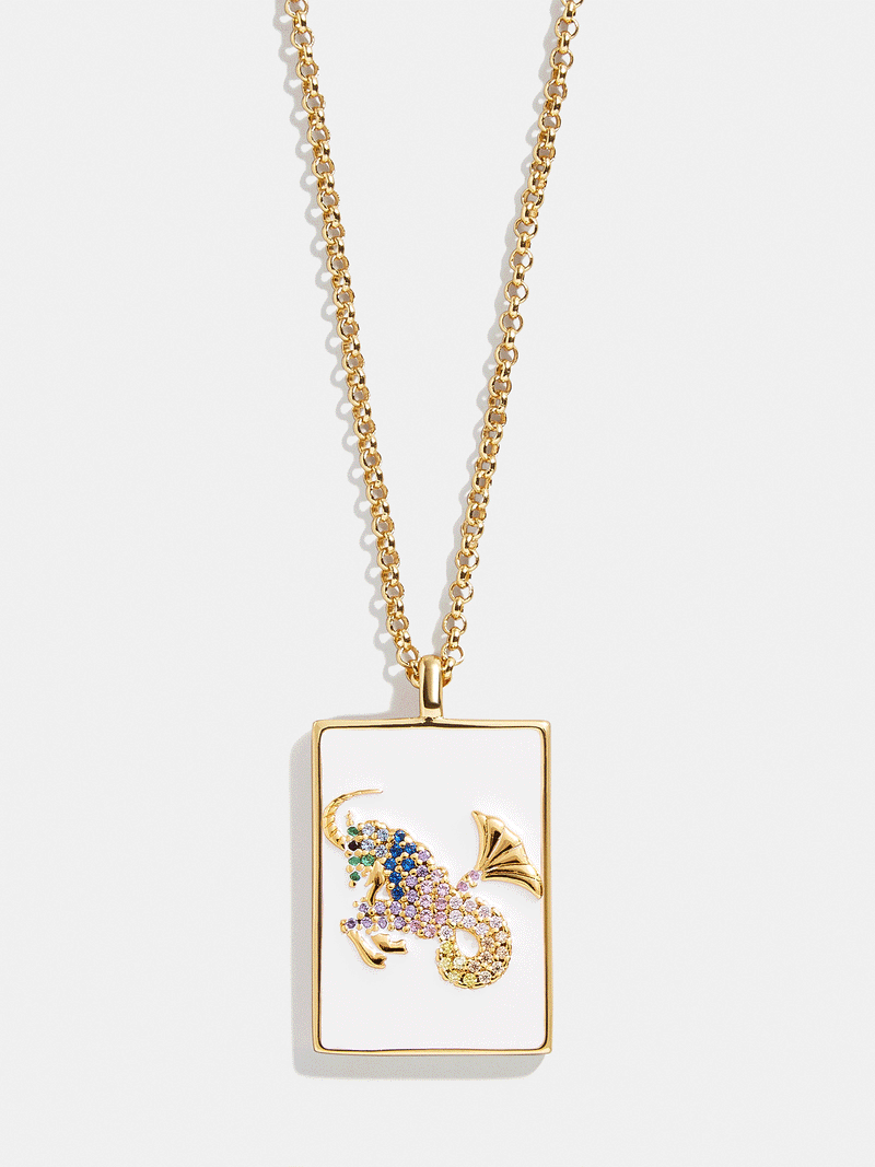 BaubleBar Reversible 18K Gold Zodiac Pendant Necklace - Capricorn - 
    Enjoy 20% off - This Week Only
  
