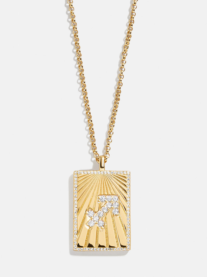 BaubleBar Reversible 18K Gold Zodiac Pendant Necklace - Sagittarius - 
    Enjoy 20% off - This Week Only
  
