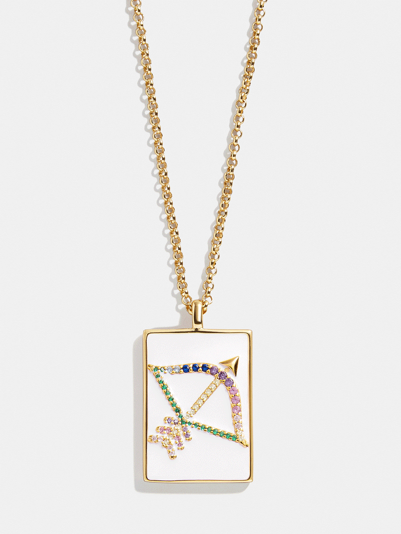 BaubleBar Reversible 18K Gold Zodiac Pendant Necklace - Sagittarius - 
    Enjoy 20% off - This Week Only
  
