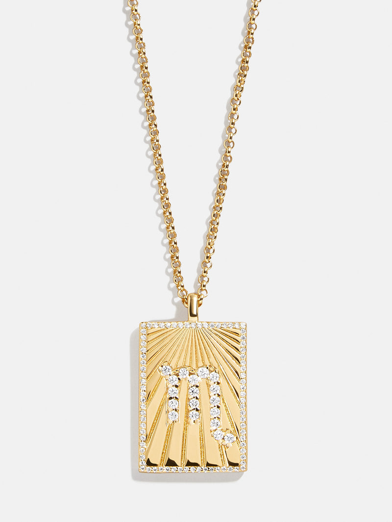 BaubleBar Reversible 18K Gold Zodiac Pendant Necklace - Scorpio - 
    Enjoy 20% off - This Week Only
  
