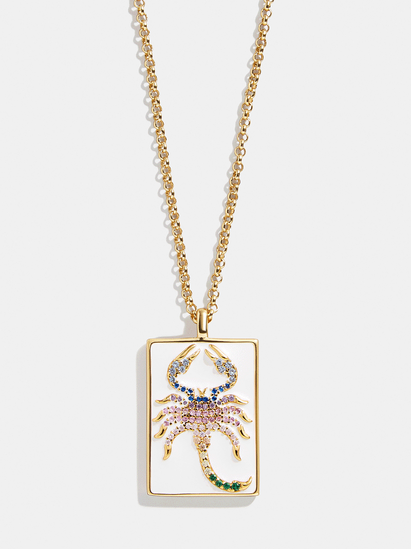 BaubleBar Reversible 18K Gold Zodiac Pendant Necklace - Scorpio - 
    Enjoy 20% off - This Week Only
  
