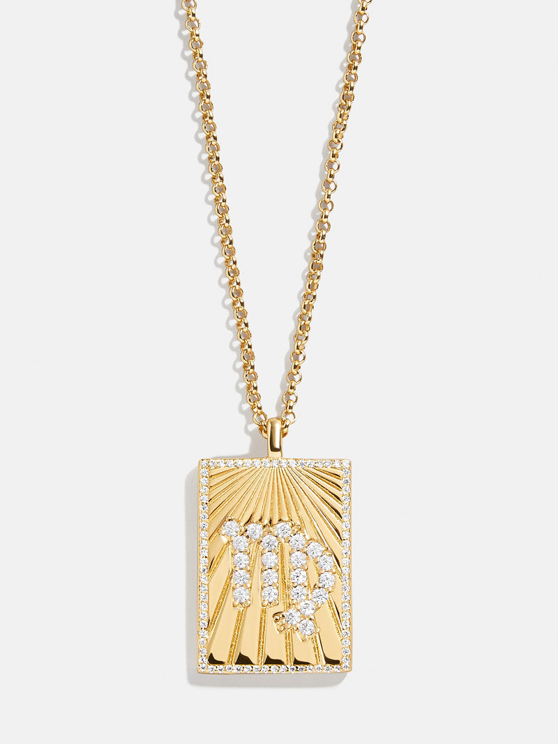 BaubleBar Reversible 18K Gold Zodiac Pendant Necklace - Virgo - 
    Enjoy 20% off - This Week Only
  
