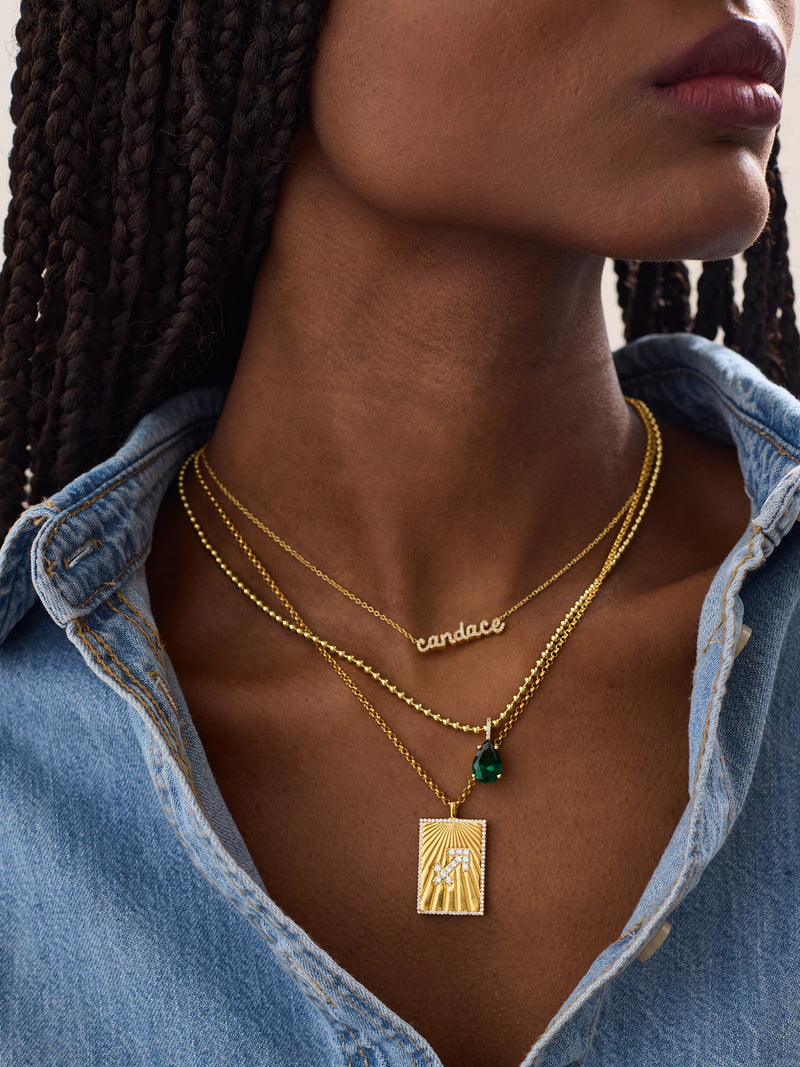 BaubleBar Reversible 18K Gold Zodiac Pendant Necklace - Virgo - 
    Enjoy 20% off - This Week Only
  
