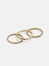 BaubleBar Gabriela Ring Set - Gold/Pavé - 
    Enjoy 25% Off: One week only
  
