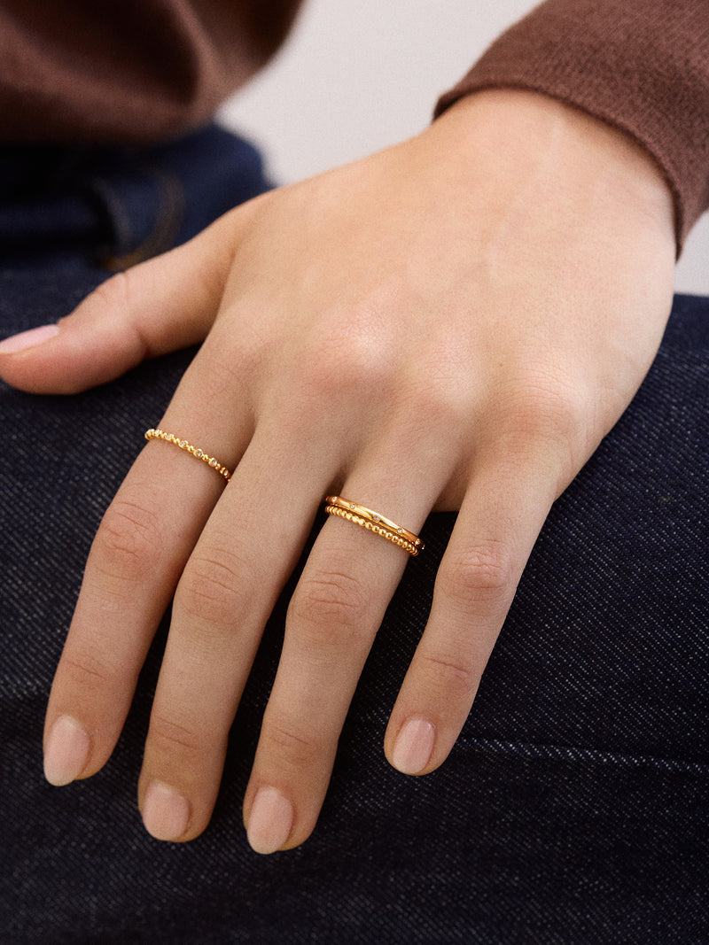 BaubleBar Gabriela Ring Set - Gold/Pavé - 
    Enjoy 25% Off: One week only
  
