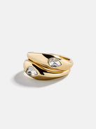 Vanessa Ring Set - Gold/Pavé