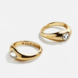 Vanessa Ring Set - Gold/Pavé