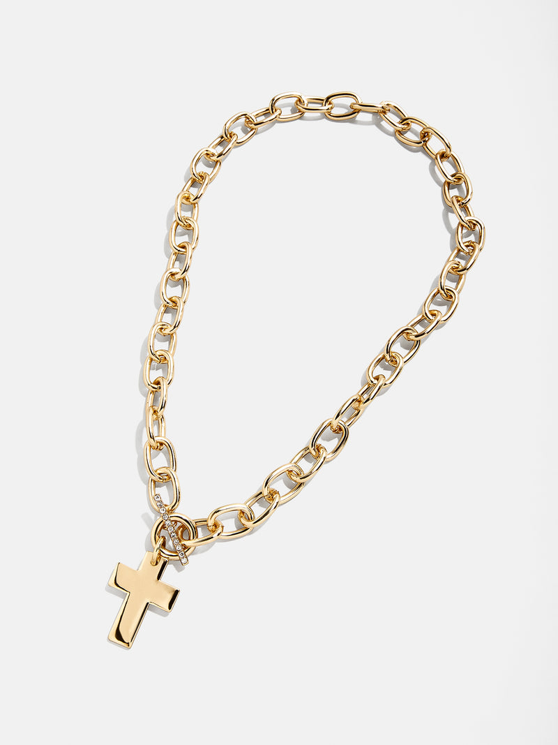 BaubleBar Priscilla Statement Cross Necklace - Classic Cross - 
    Enjoy 20% off - This Week Only
  
