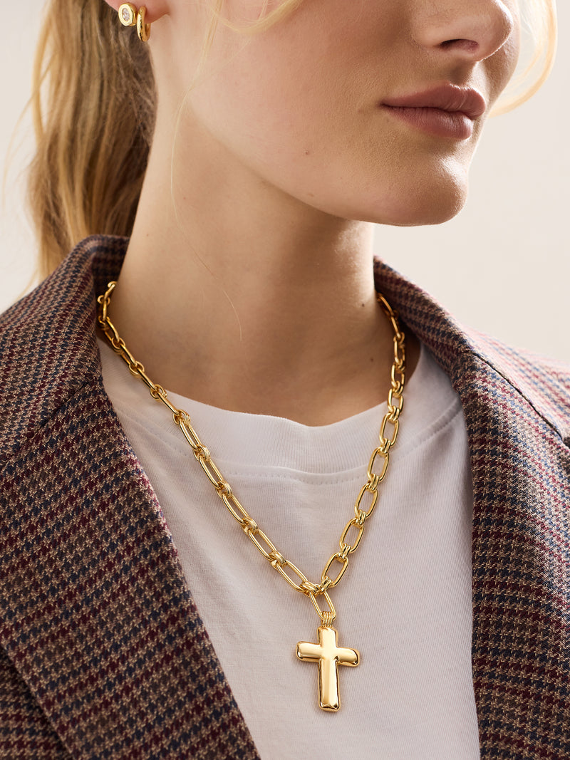 BaubleBar Hope Statement Cross Necklace - Bubble Cross - 
    Enjoy 20% off - This Week Only
  
