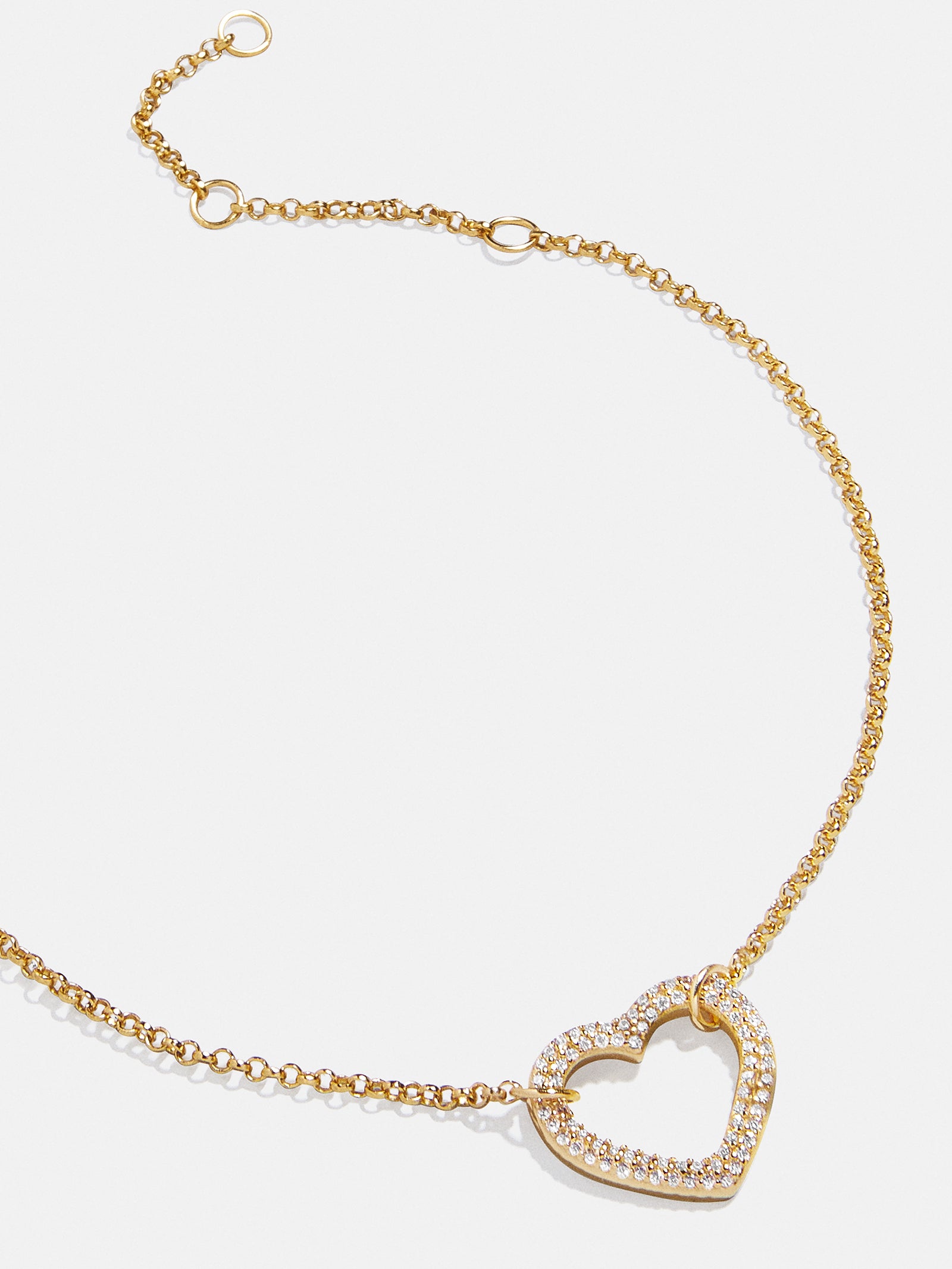 Sabrina 18K Gold Motif Bracelet - Heart