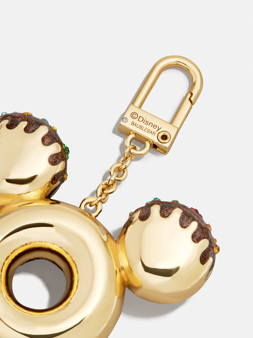 Disney Mickey Mouse Chocolate Donut Bag Charm - Disney Chocolate Donut Bag Charm