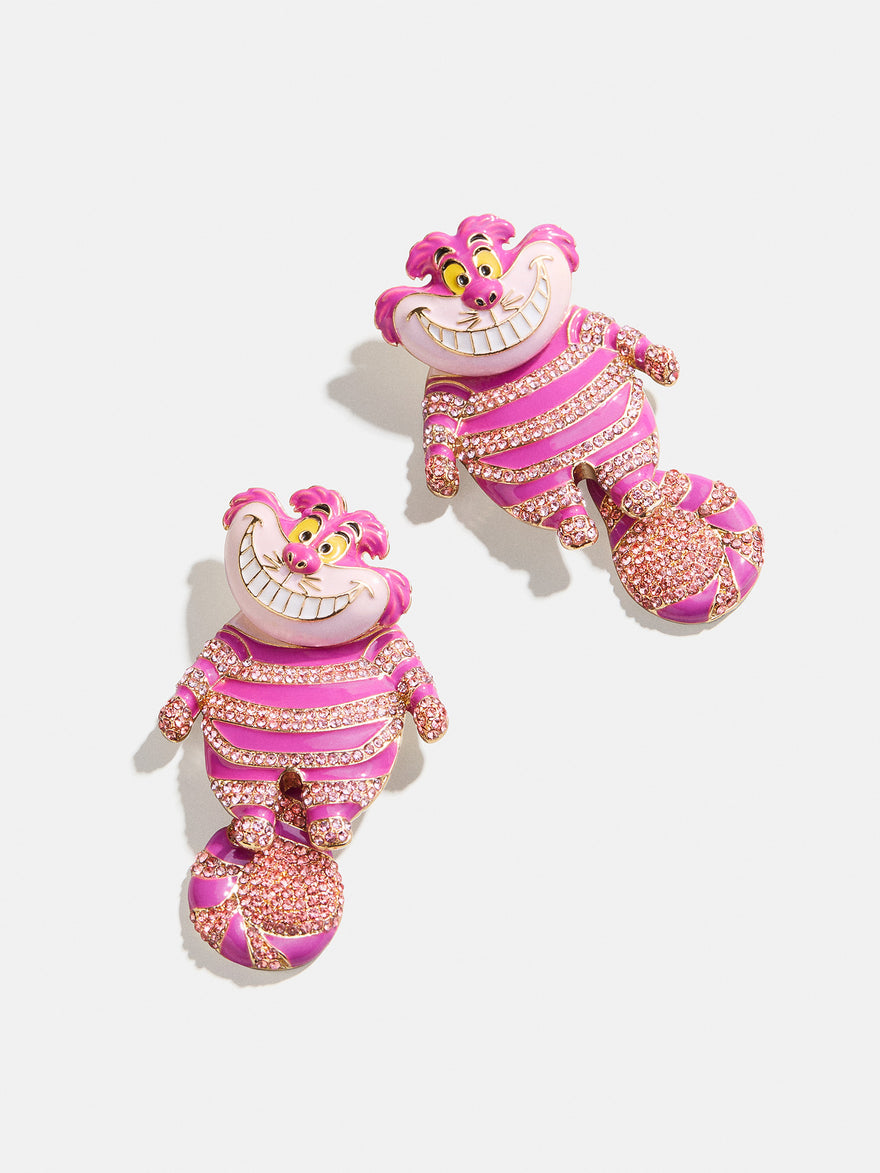 Disney Cheshire Cat Earrings - Pink
