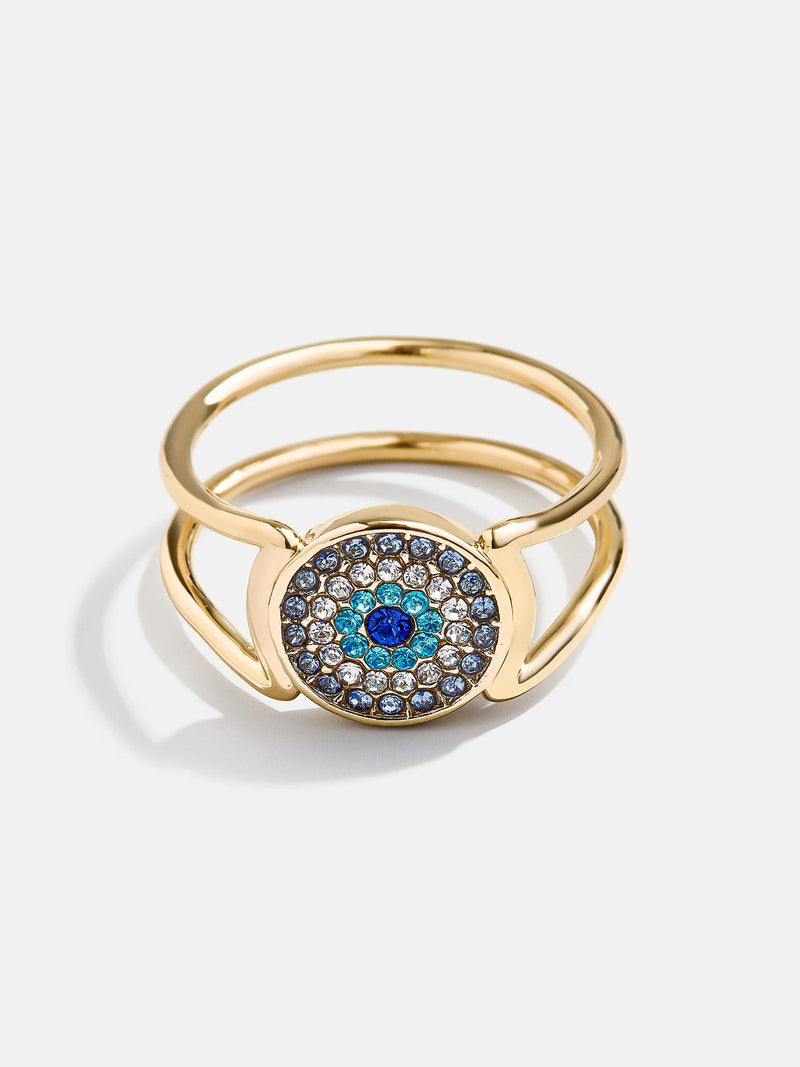 Ojo Ring - Gold/Blue