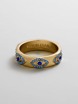 BaubleBar Eyes On Eyes Ring - Gold/Blue - 
    Enjoy 25% Off: It’s the Big Biannual Event
  

