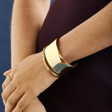 Cleo Classic Thick Cuff - Gold