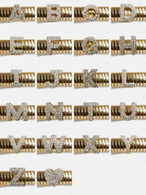 BaubleBar Dina Initial Bracelet - 
    Gold stacking bracelet 
  
