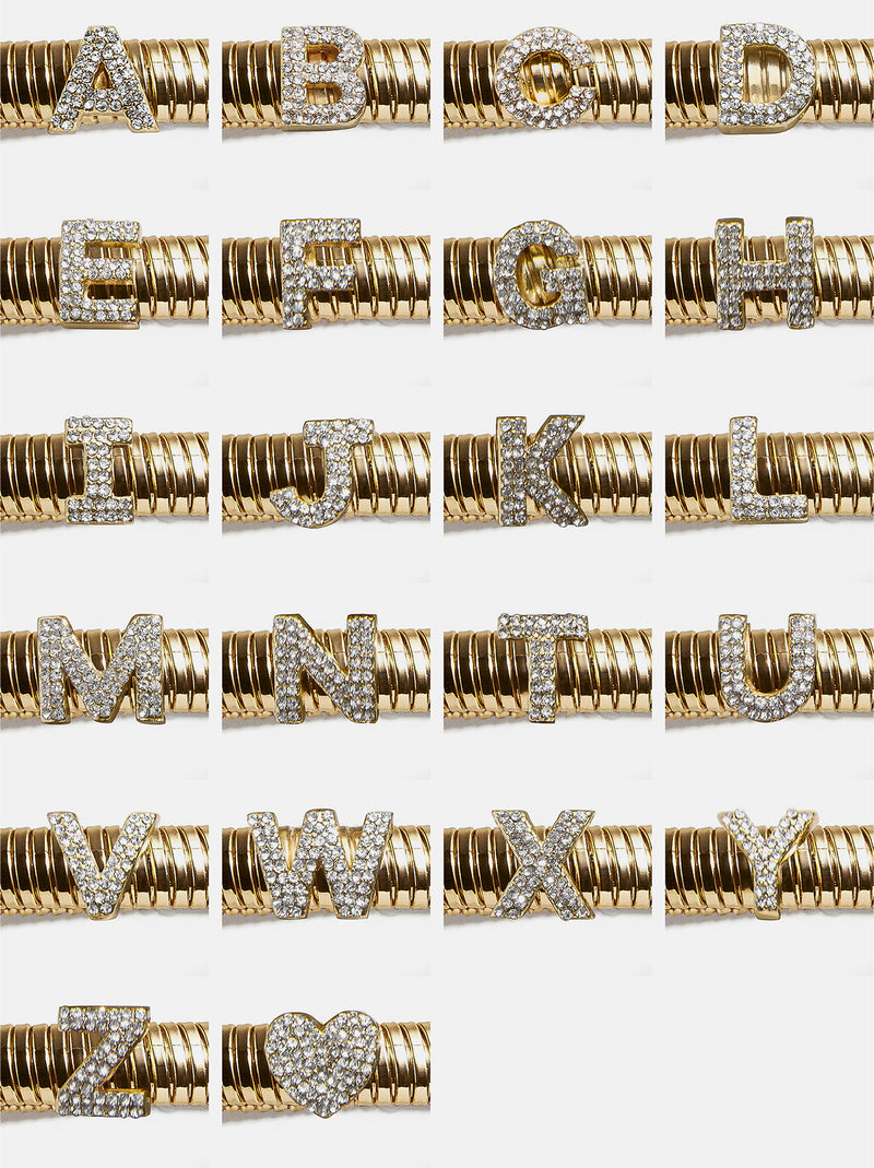 BaubleBar Dina Initial Bracelet - 
    Gold stacking bracelet 
  
